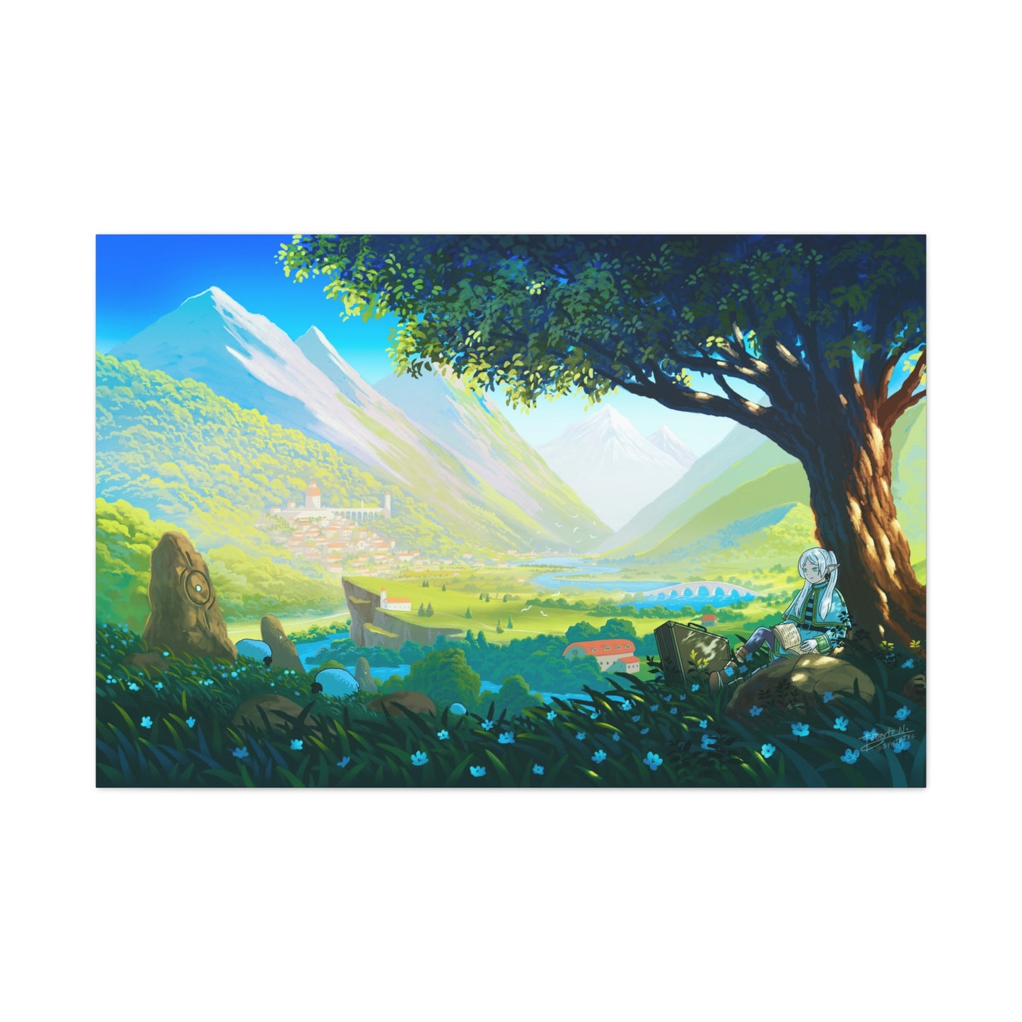 Matte Canvas Art Print - Frieren